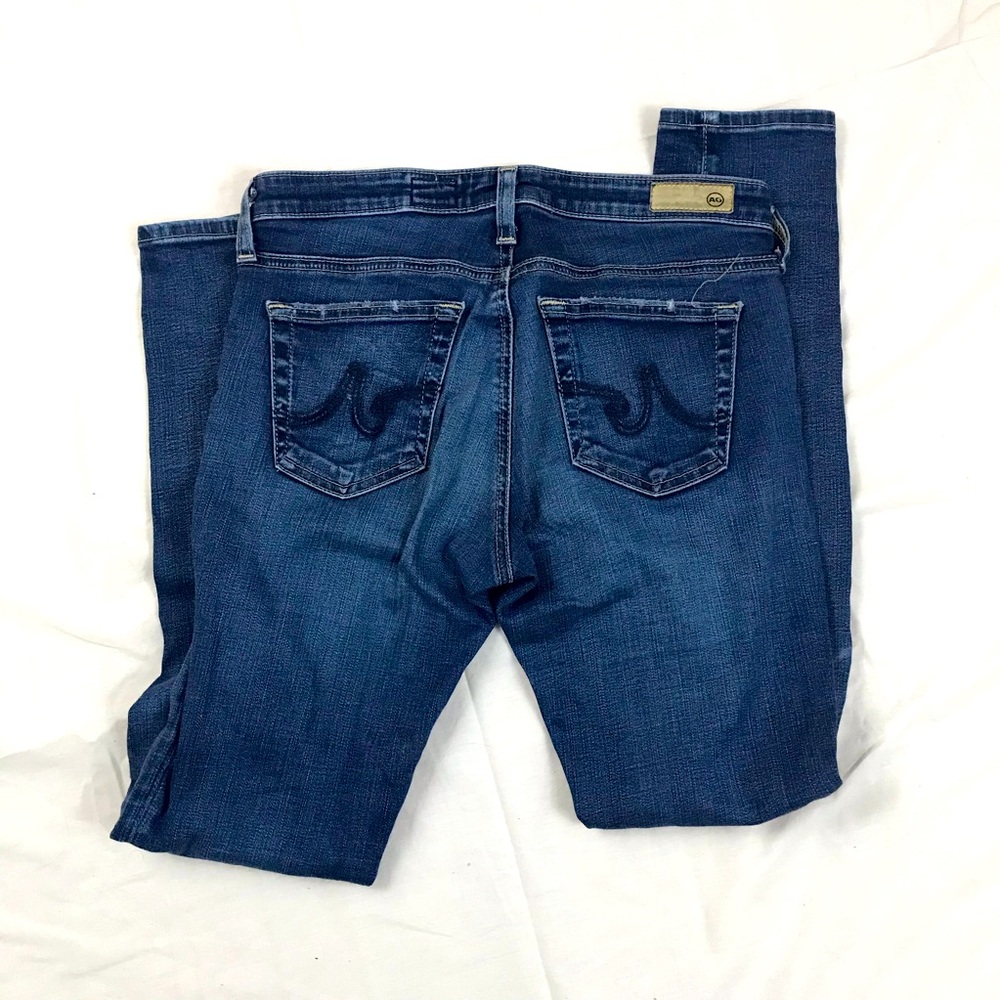 AG skinny ripped jeans